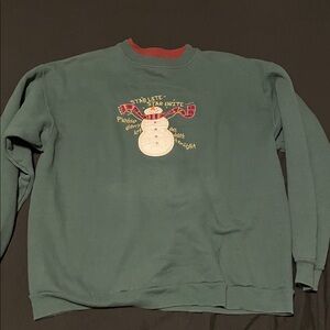 Vintage snowman crewneck